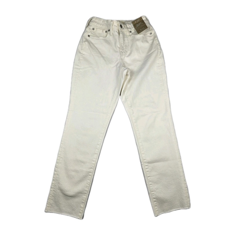 Madewell Jeans Womens Size 24P The Curvy‎ Perfect Vintage Jean Tile White New
